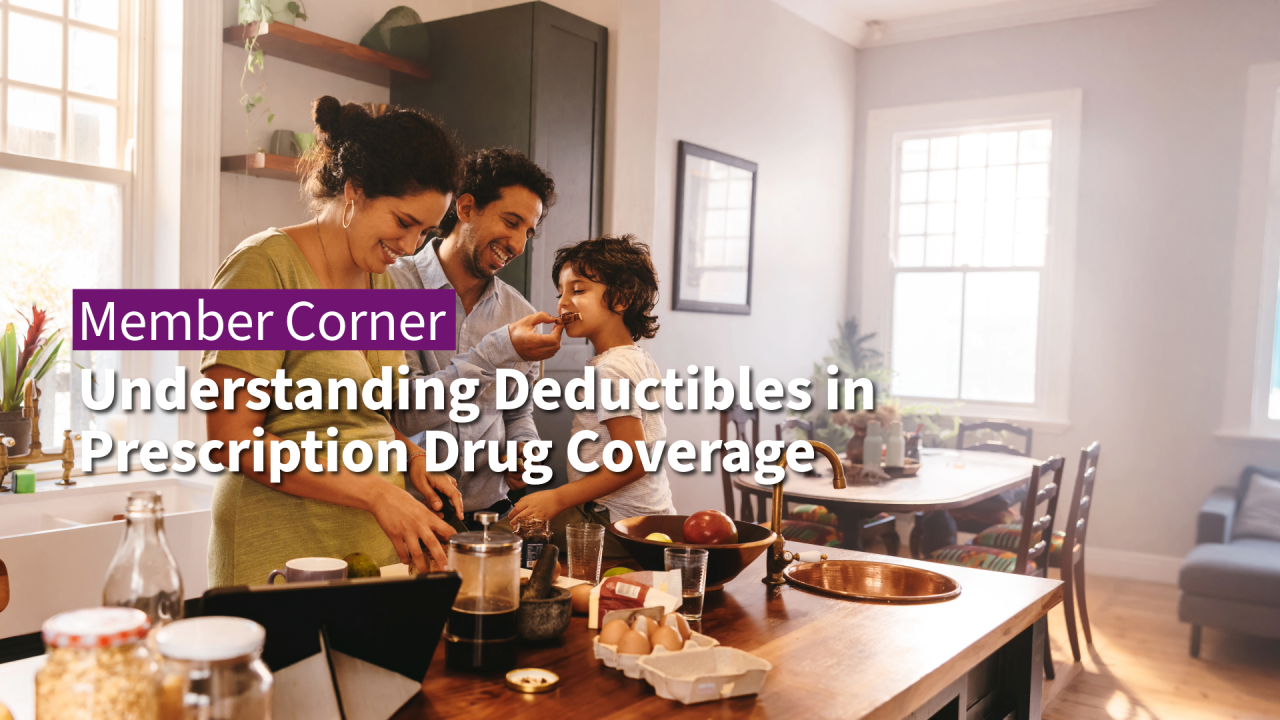 Member Corner Understanding Deductibles in Prescription Drug Coverage