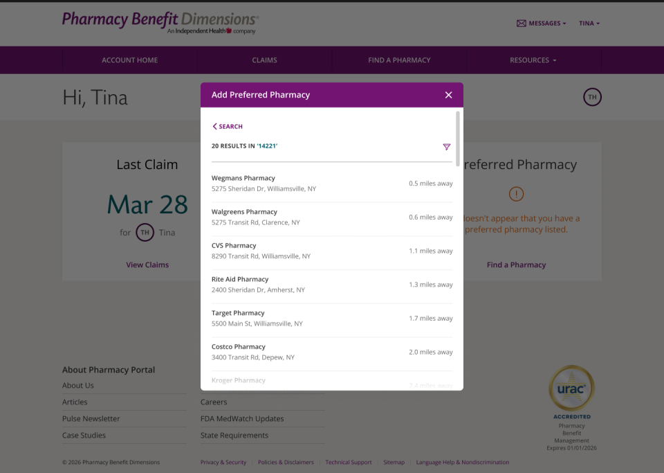 preferred pharmacy options